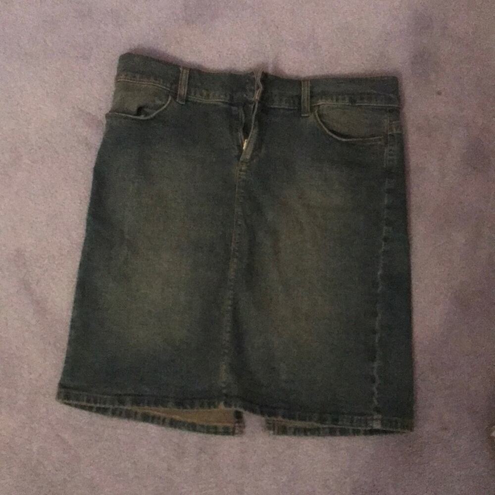 Vintage Mavi denim skirt knee length Y2K size large